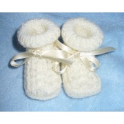 Knitting Baby Boots - It's a Boy